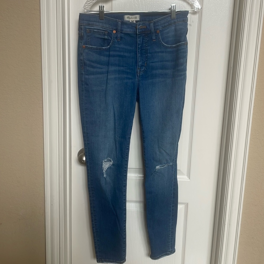 Madewell 9” mid rise skinny size 29